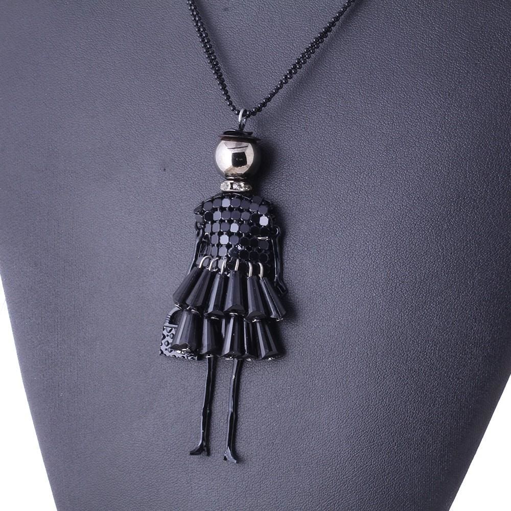 Doll Pendant Dress Doll Necklaces*