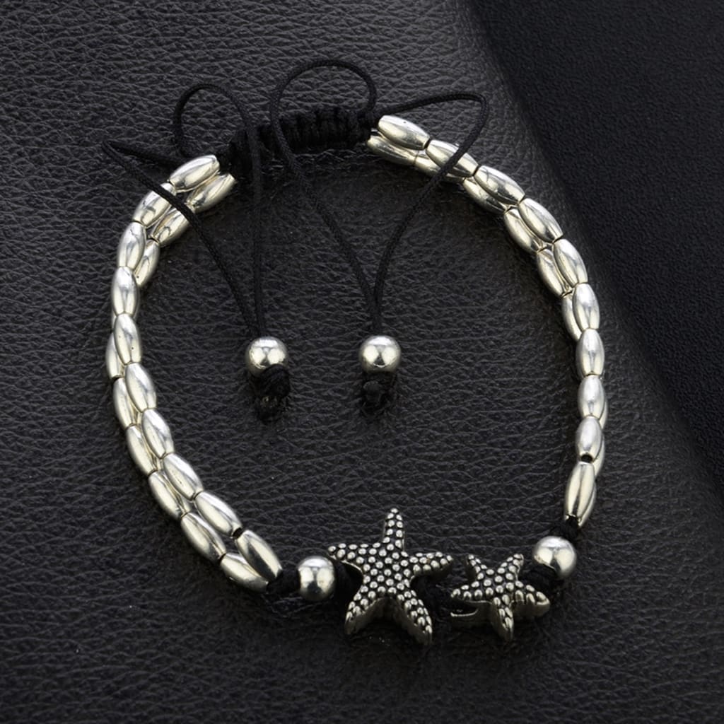 Vintage Bracelet Foot Jewelry Retro Anklet For Women Girls Ankle Leg Chain Charm Starfish Beads Bracelet Fashion Beach Jewelry