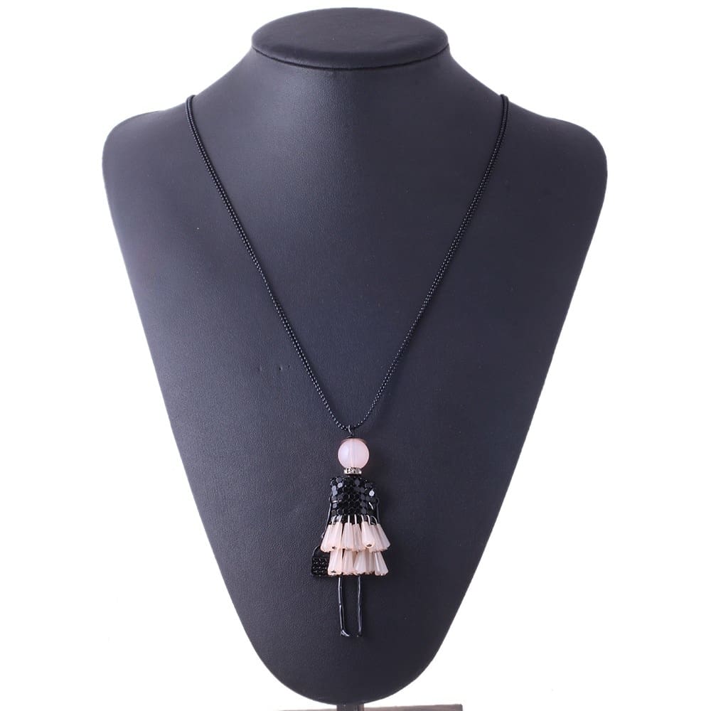 Doll Pendant Dress Doll Necklaces*