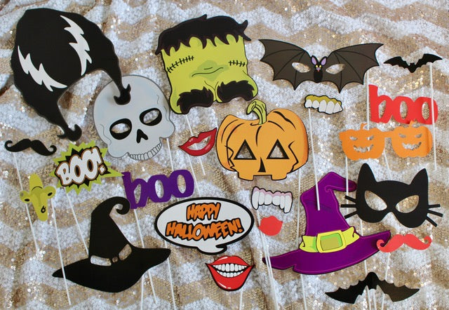 Halloween Photo Booth Props Free
