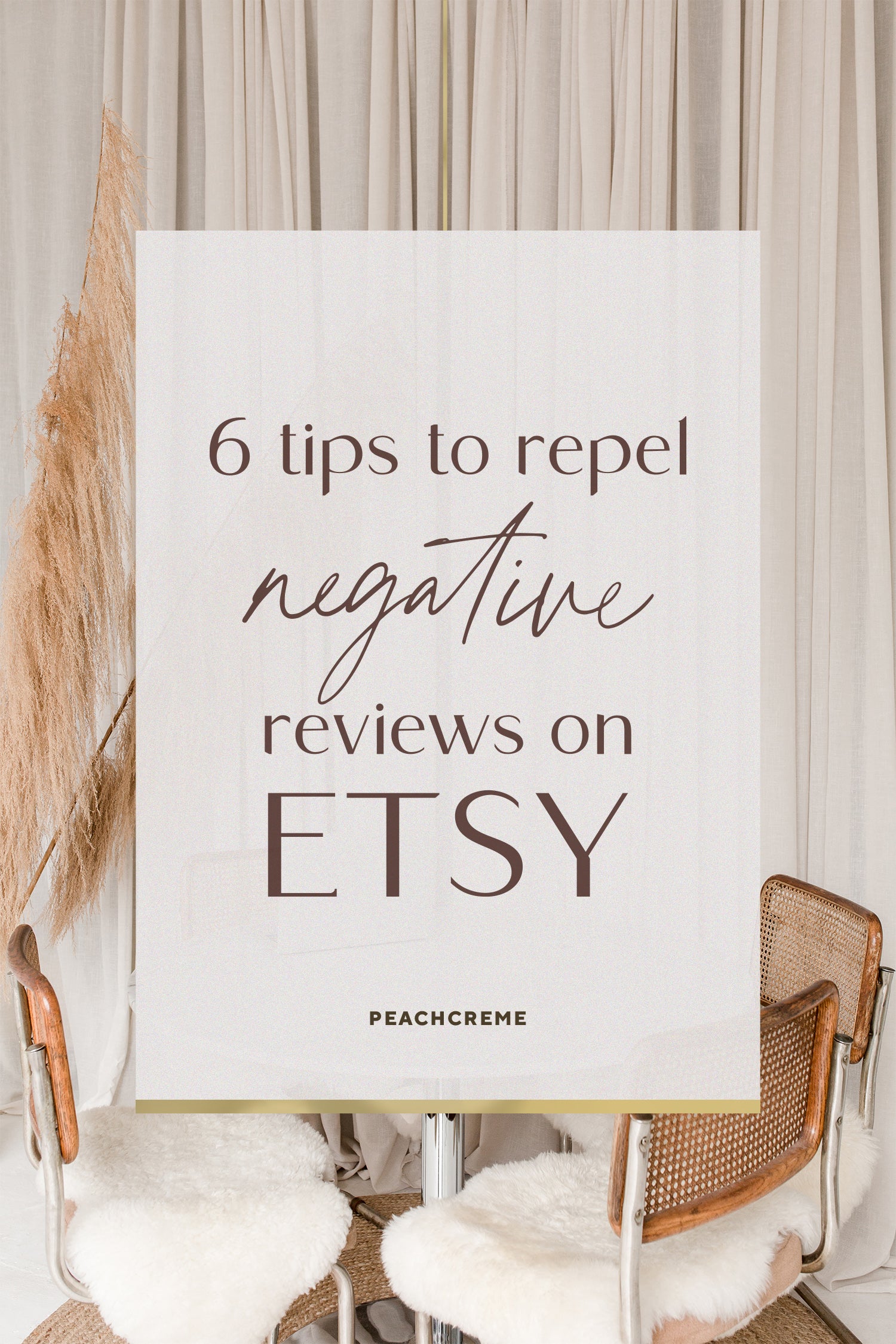 6 Tips To Repel Negative Reviews On Etsy Www Peachcreme Com