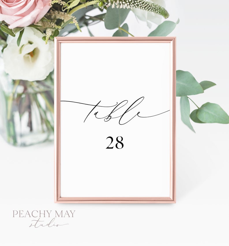 printable table place cards