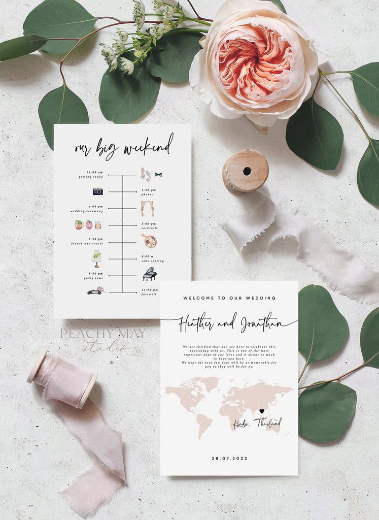 Destination Wedding Timeline Template