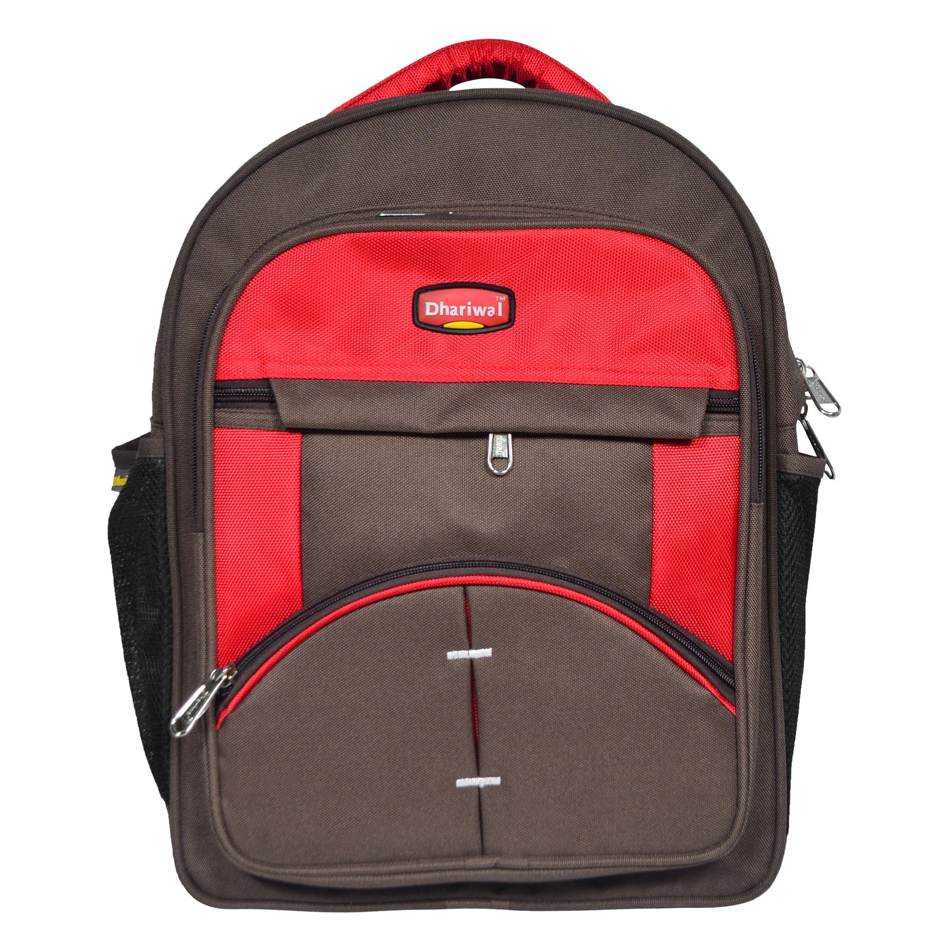 Dhariwal 34L Water Resistant Dual Compartment Matty School Bag School Bag SCB-310 Class 4 to 12 School Bags Dhariwal Brown 