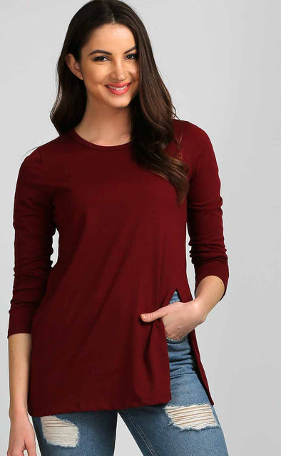 red top shirt