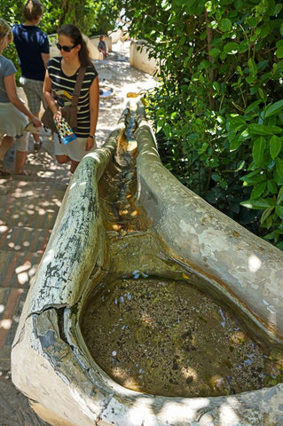 Handrail in the Alhambra complex, Granada Spain, taken by Mike Fewster.