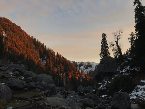 Revati, kareri lake basecamp, himachal pradesh, himalayas