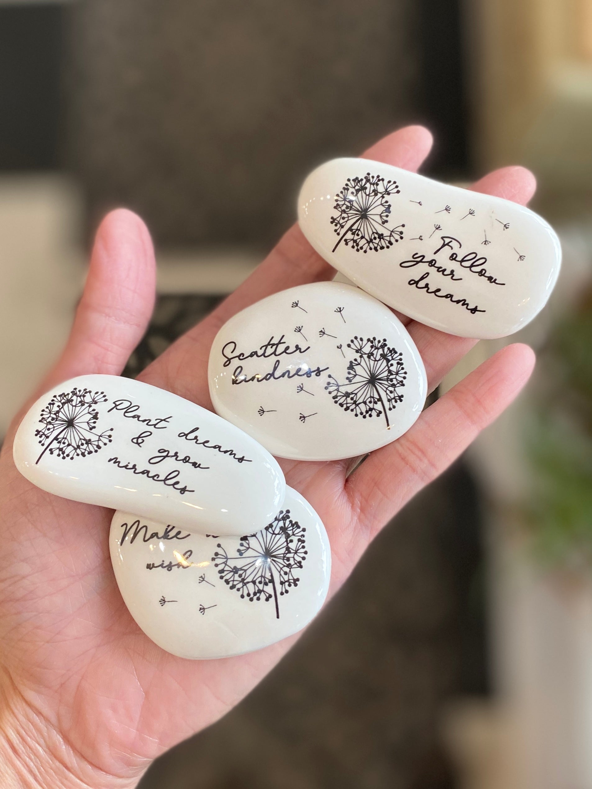 Keepsake Ceramic Quote Pocket Token