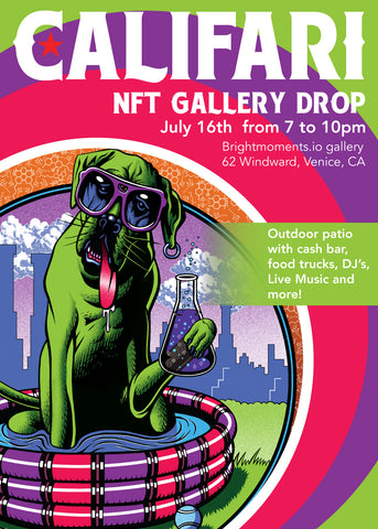 Califari's NFT Drop Party Invite