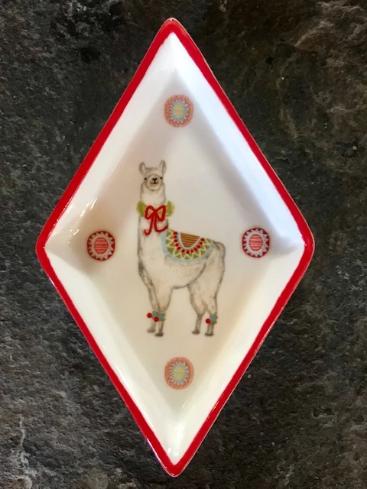 Llama Holiday Plates - Set of 4