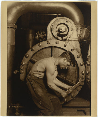 Lewis Hine Steamfitter 1920 