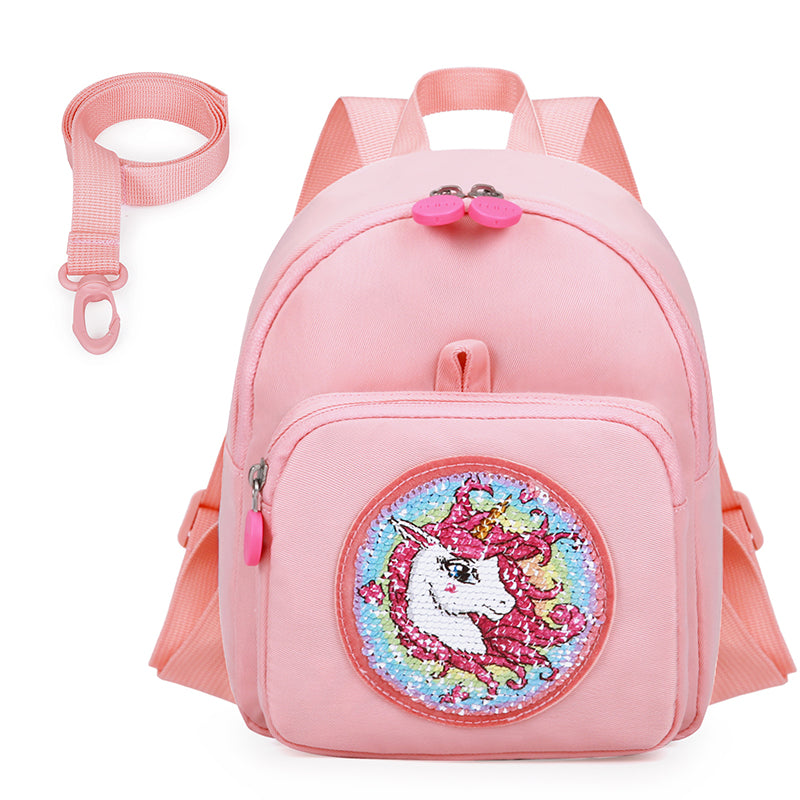Glitter rainbow unicorn backpack - MOMMORE