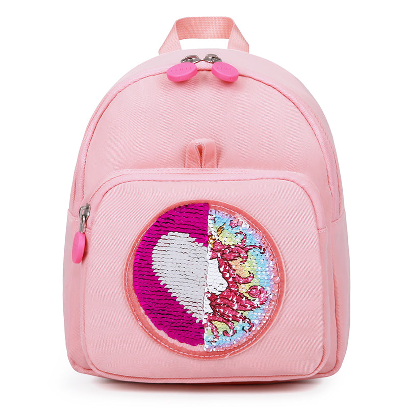 Toddler Backpack for Girls ，Unicorn Backpack Mini Schoolbag for Kids with  3D Doll