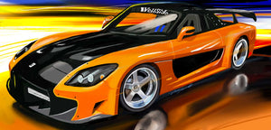 Fast and Furious Hans Rx-7 - realcarartist 