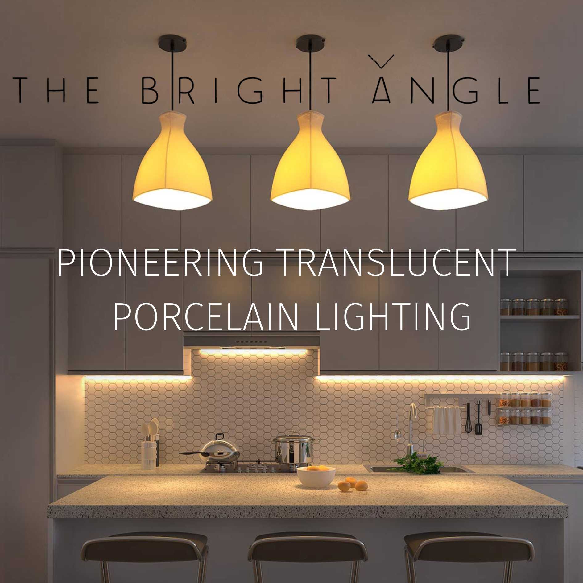 The Bright Angle Porlcein lighting