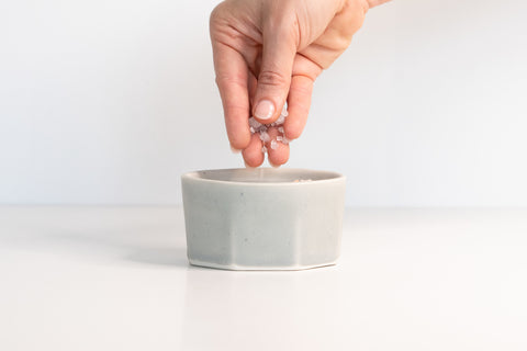 porcelain salt cellar 