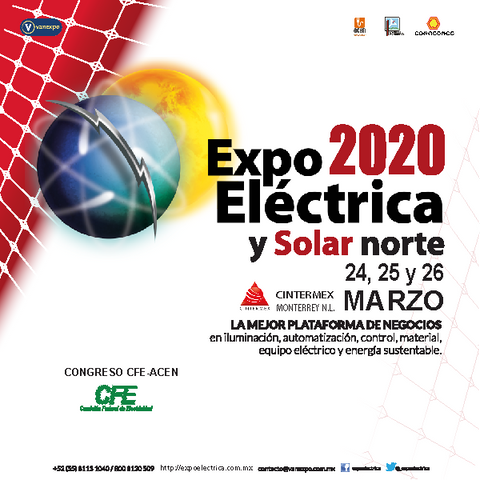 Los Invitamos a asistir a Expo Eléctrica y Solar Norte 2020 