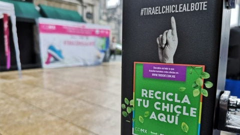 primer programa integral de reciclaje de chicles en México