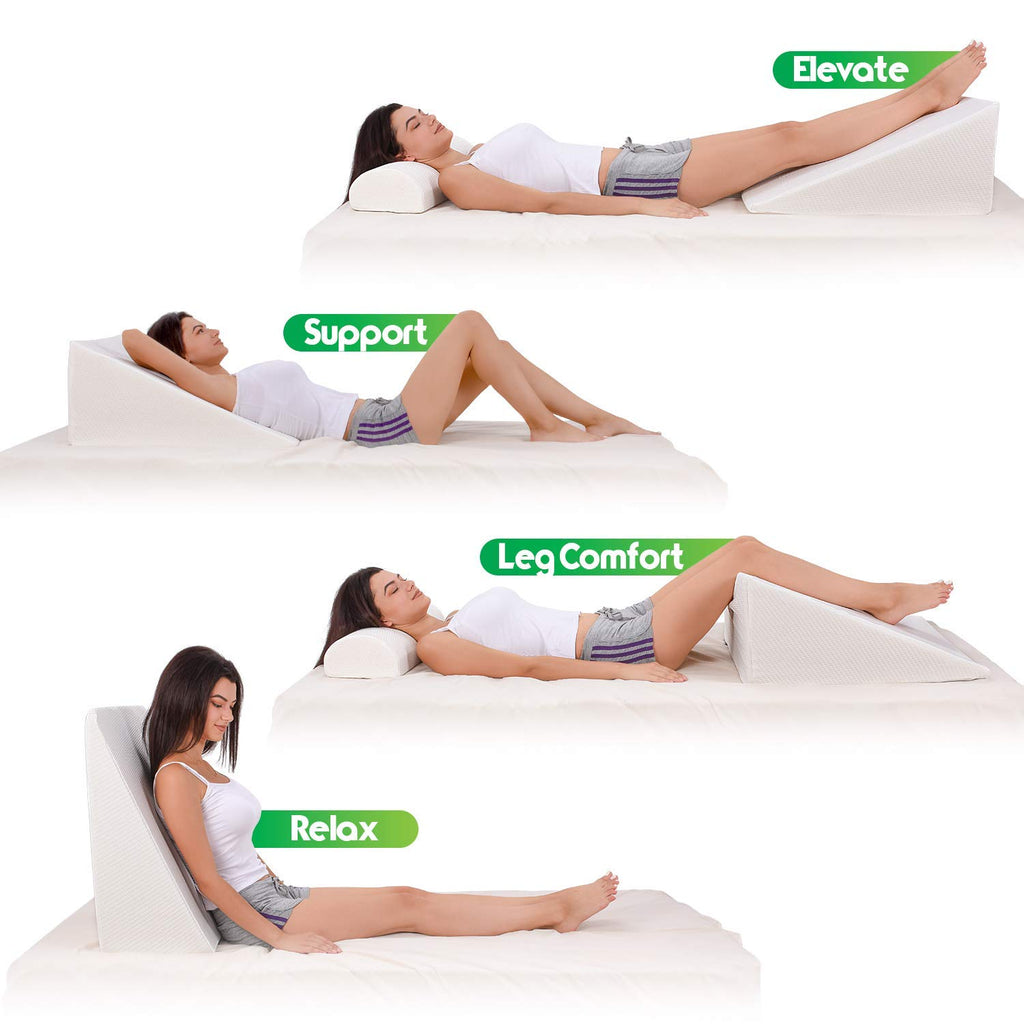 how to use v pillow for back pain