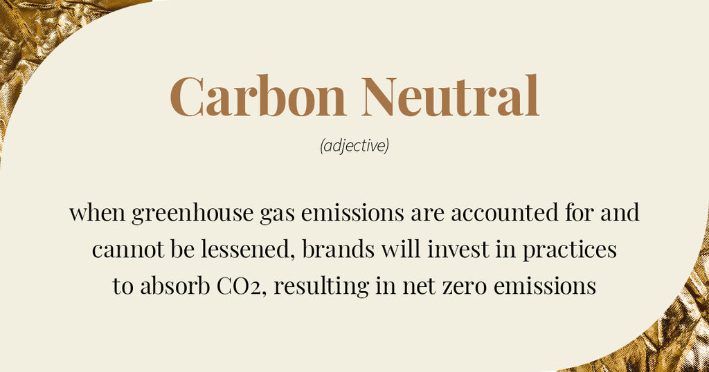 Carbon Neutral Definition