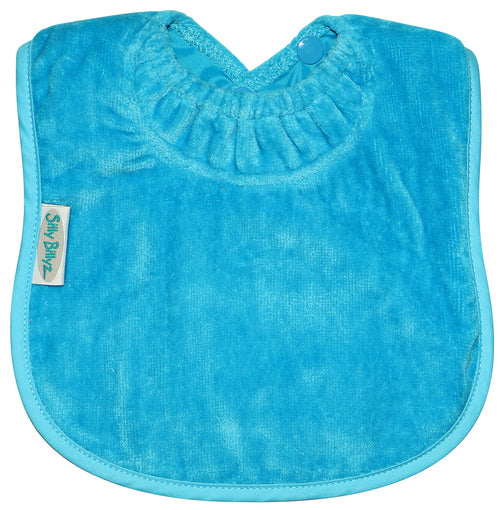 Silly Billyz - Towel Bib https://babystuff.co.nz/products/silly-billyz-towel-bib-1 The Silly Billyz Towel Bib - 3 months - 3 years! With unique snuggle neck guard Stain resistant Water resistant backing Super absorbent Easy snap on Safety guarantee PVC and lead free