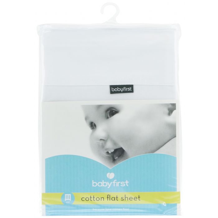 babyfirst - Cot - Cotton Flat Sheet