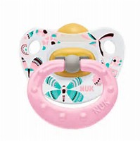 NUK - Latex Orthodontic Soothers - 0-6mths