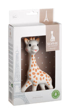 Sophie la Girafe - Gift Box https://babystuff.co.nz/products/sophie-la-girafe-gift-box Sophie the Giraffe is a 100% natural teething toy produced by Vulli toys that is loved by children worldwide. Born in France in 1961, Sophie the Giraffe has been part of babies’ lives for 50 years. Each Sophie the Giraffe made today, still requires a total of 14 manual operations. Sophie the Giraffe is made of 100% nat...