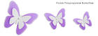  Crystal Ashley - Set of 3 Butterflies - Purple https://babystuff.co.nz/products/crystal-ashley-set-of-3-purple-butterflies Add a touch of 'magic' to your little girls nursery decor with these lovely two tone butterflies from Crystal Ashley. Size : 160 x 150 mm (largest butterfly) Ma...