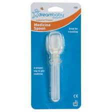 Dreambaby - Medicine Spoon https://babystuff.co.nz/products/dreambaby---medicine-spoon Dreambaby Medicine Spoon. Easy to read dosage markings and a wide pouring neck makes administering medicine easier. Medicine can be stored, to give to child whi...