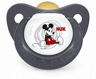  NUK - Orthodontic - Disney Silicone Sleep-Time Soother https://babystuff.co.nz/products/nuk-disney-silicone-sleep-time-soother-orthodontic NUK Trendline soothers have the orthodontic NUK Shape, an anatomically shaped mouth shield and motifs to make your baby smile. The slender button and flush-lyin...