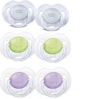 AVENT - Orthodontic Soothers Translucent Colours - 2 Pack https://babystuff.co.nz/products/avent-orthodontic-soothers-classic-0-6m-translucent-colours-2-pack For babies 0 to 18 months Orthodontic BPA-free Odourless and taste-free Dishwasher safe Hygienic snap-on caps included Translucent shield with air vents