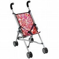 Bayer Chic - 2-in-1 Dolls Stroller - Raspberry Swirl