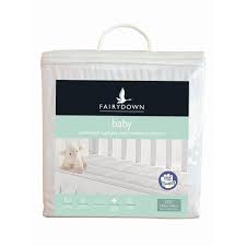 Fairydown - Waterproof Washable Wool Mattress Protector - Bassinet