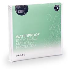 DryLife - Waterproof Breathable Mattress Protector https://babystuff.co.nz/products/dry-life-waterproof-breathable-mattress-protector This lightweight waterproof cover from DryLife protects your child's mattress from sleeptime accients, keeping it clean dry and hygenic - because a dry sleep is...