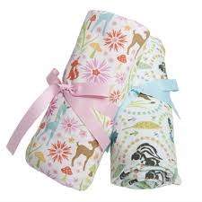 Lily and George - Woodland Tails Cotton Blanket