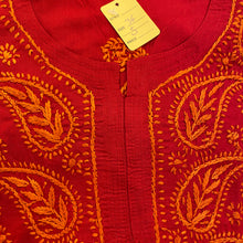 AR Short Embroidered Cotton Tunic Kurti-S - Vintage India NYC