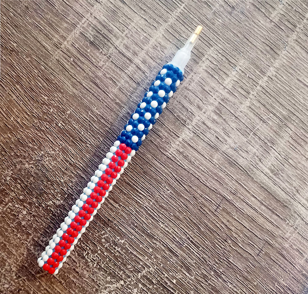 American Flag Bedazzled Pen 