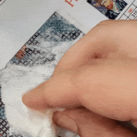 Baby Wipe Diamond Painting Canvas Hack