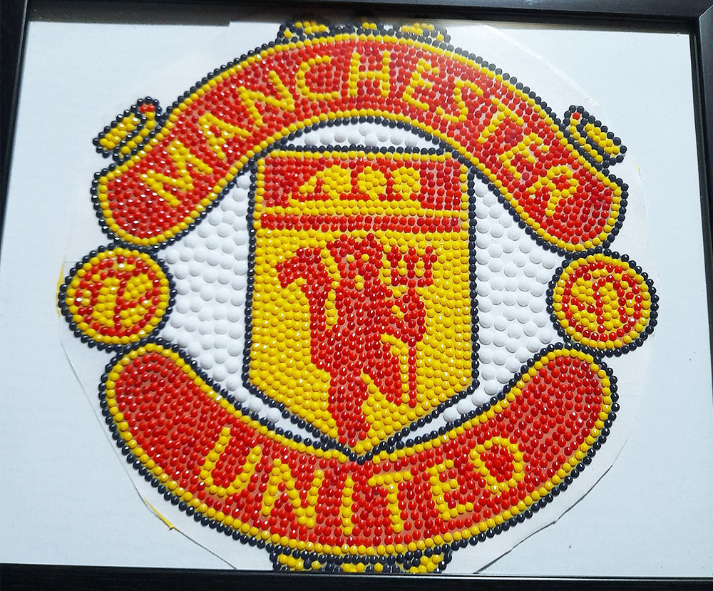 Manchester United Picture with Diamonds 