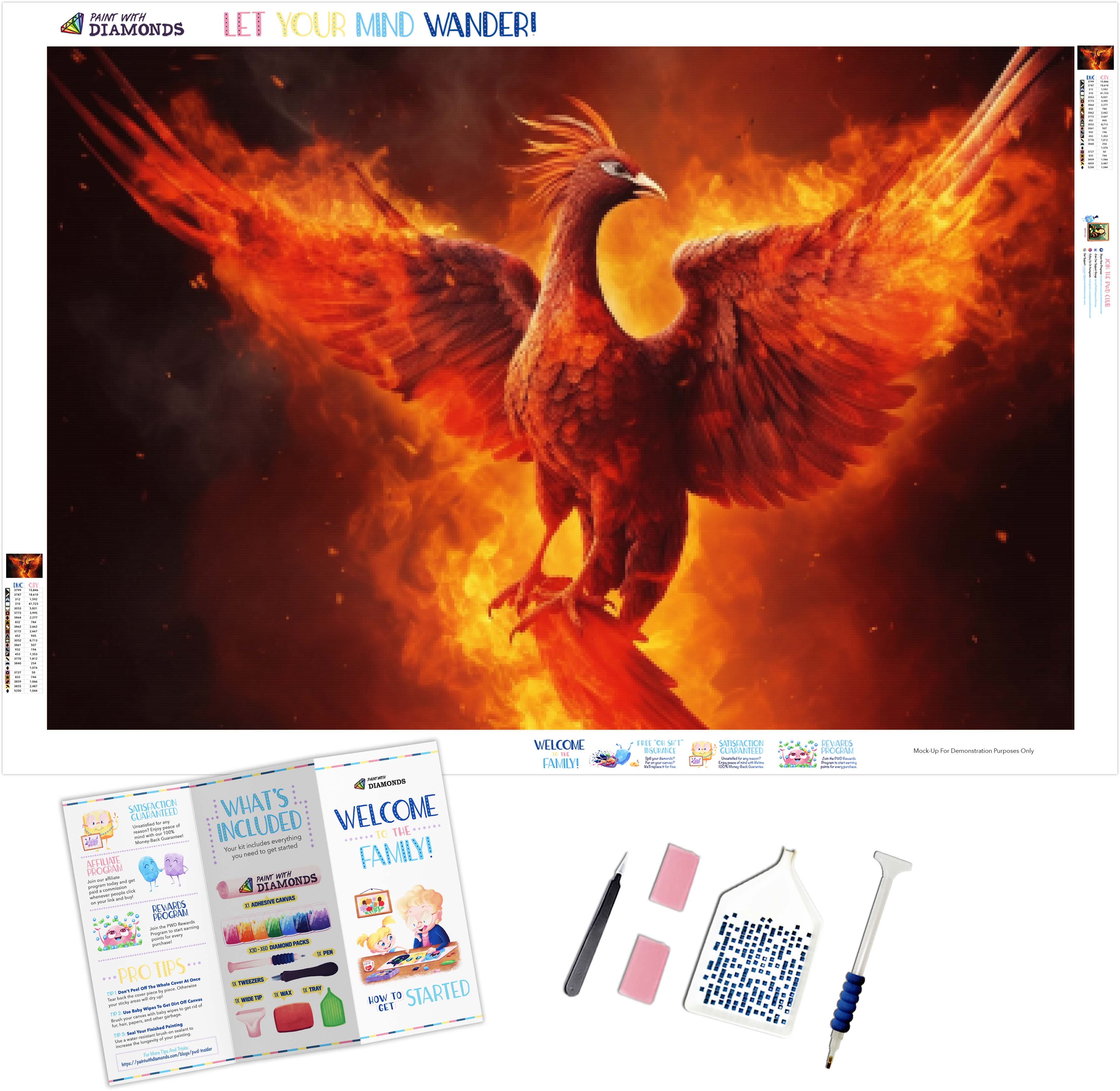 Epic Phoenix Rising From Ashes