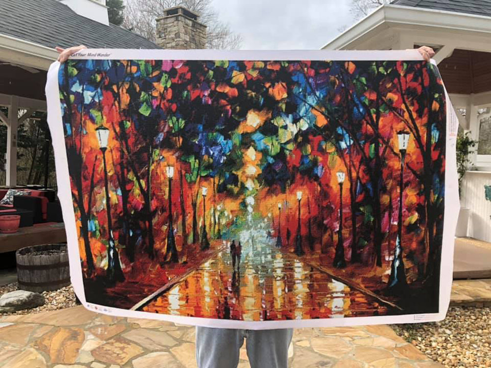 My largest diamond painting yet! Almost 45,000 drills! : r/diamondpainting