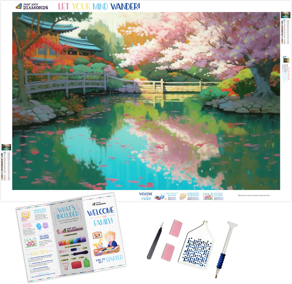 Diamond Dotz 25.5 x 18.5 The Wave off Kanagawa Square Painting Kit