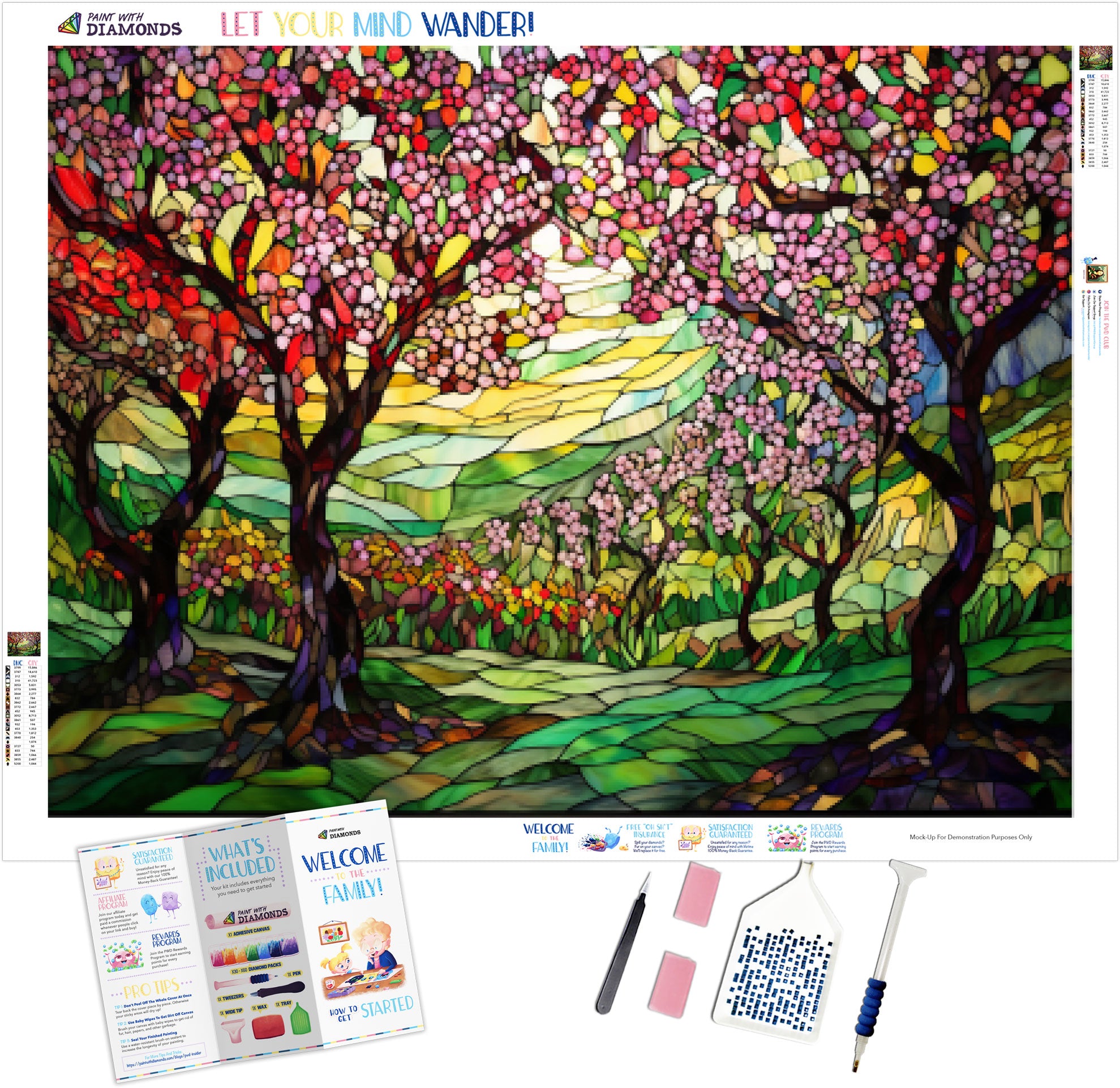 Path Through a Blossoming Orchard