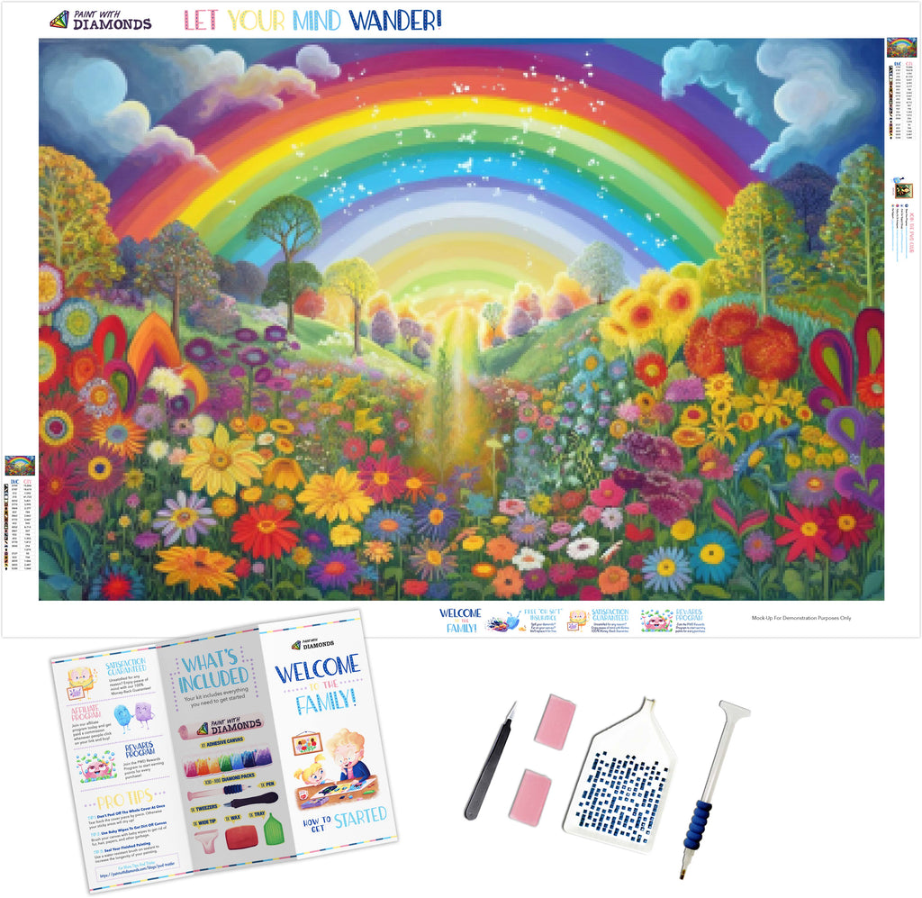 Vibrant Butterfly Garden Official Diamond Painting Kit