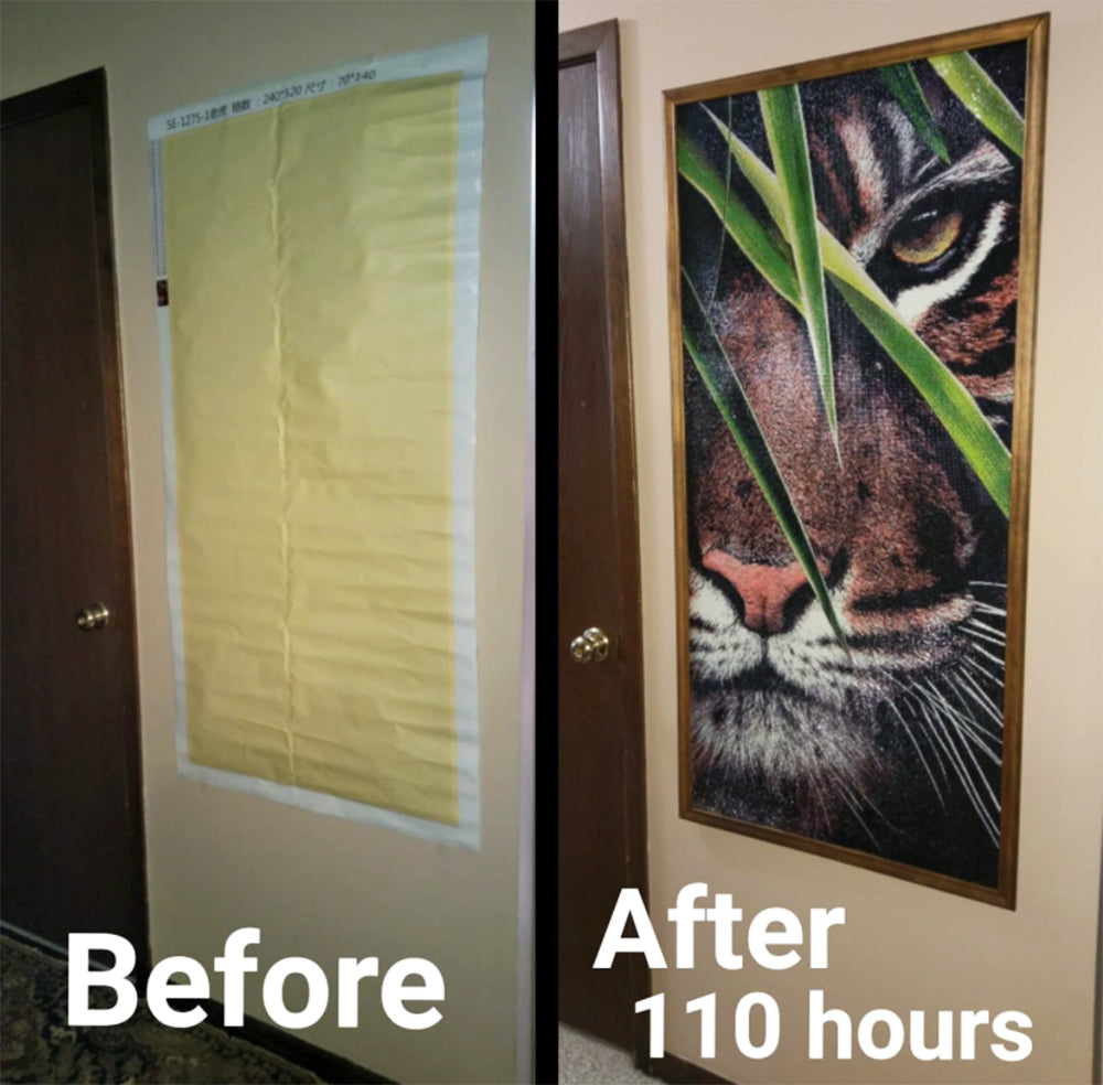 Full Wall Jungle Cat Diamond Painting 