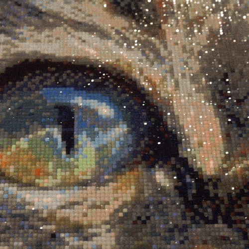 Satisfying completed Diamond Painting