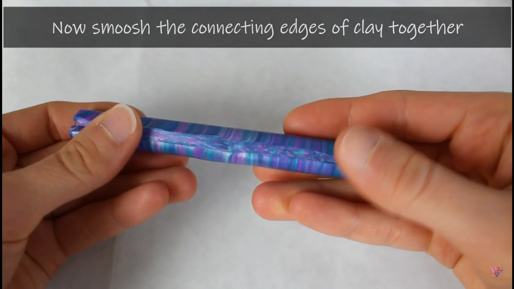 wrapping polymer clay around diamond painting pen