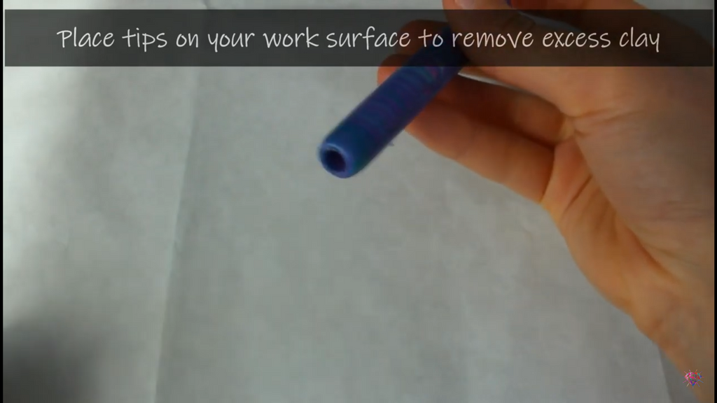 removing extra clay from custom diamond painting pen