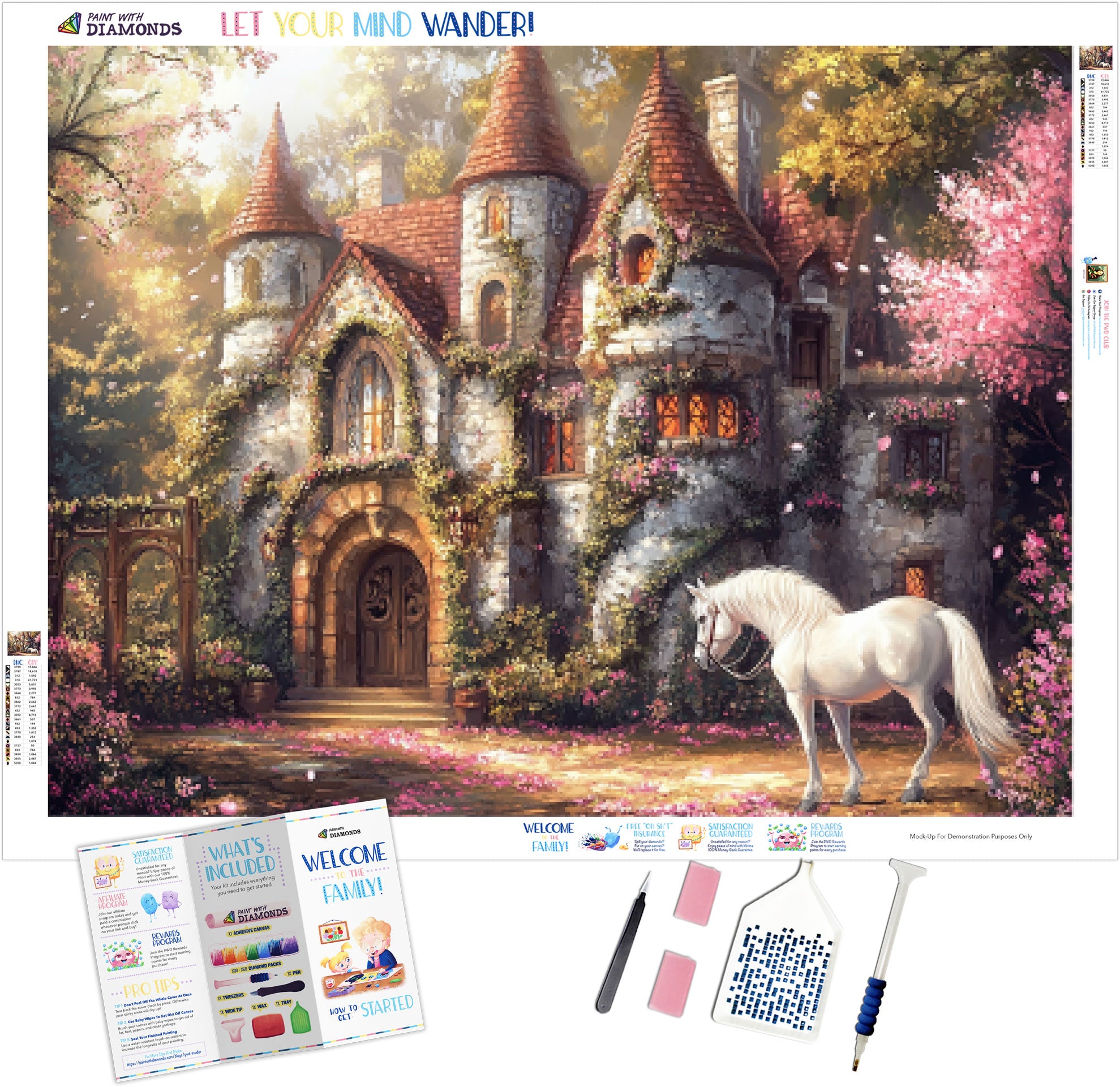 Springtime Fairytale Castle